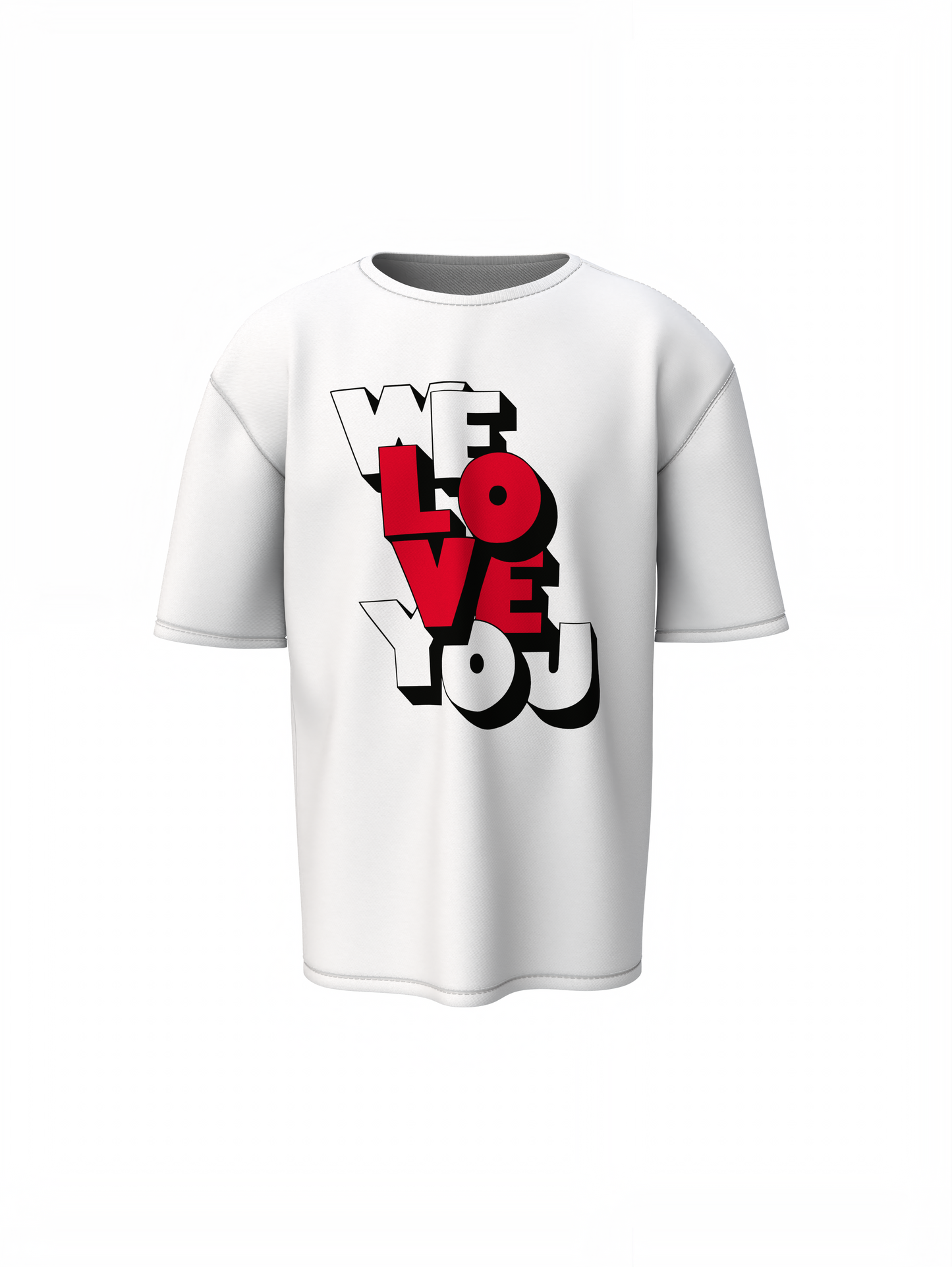 We Love You Oversized T-Shirts – Spread Love & Bold Streetwear
