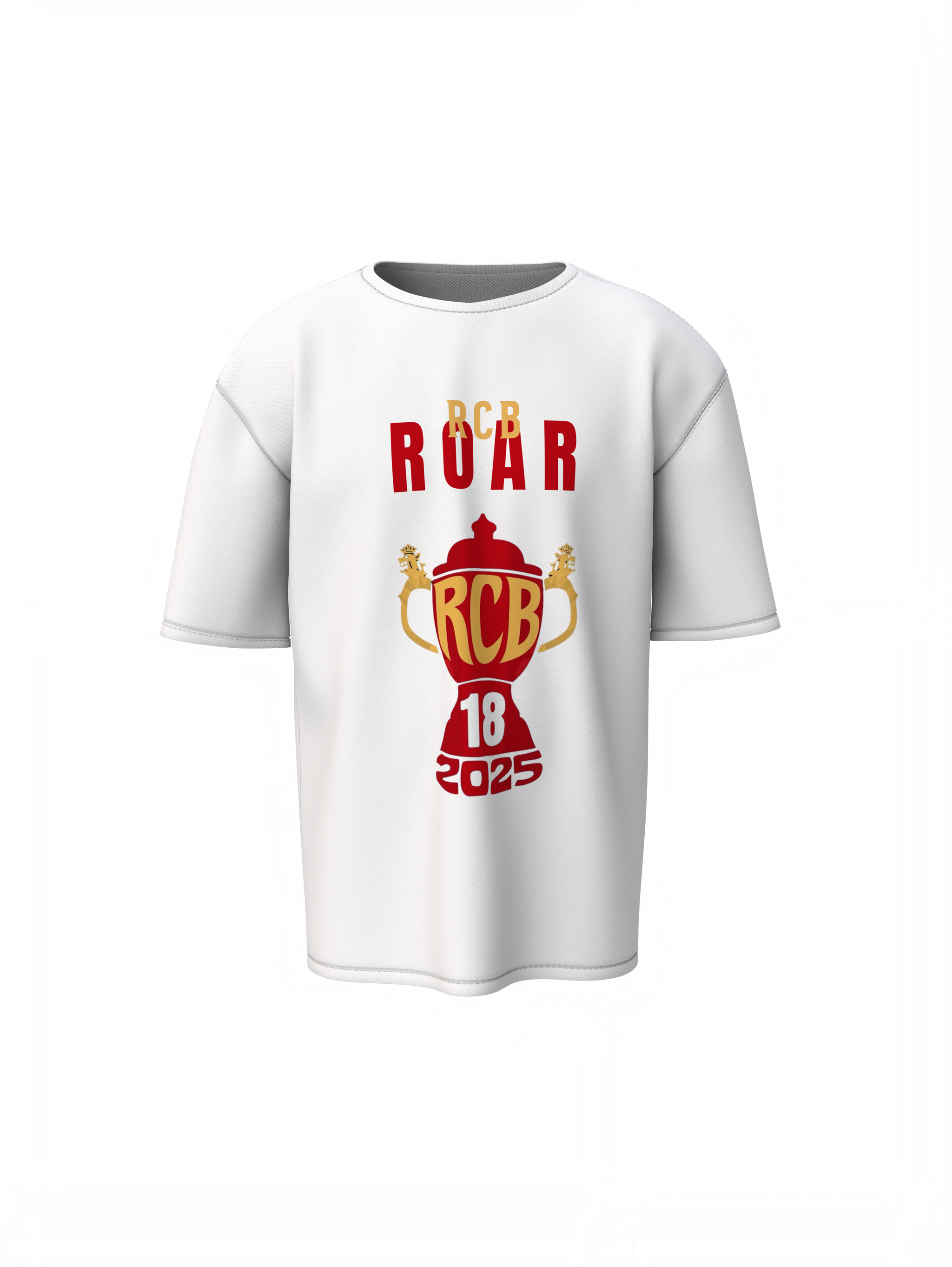 RCB Roar 2025 Oversized T-Shirt