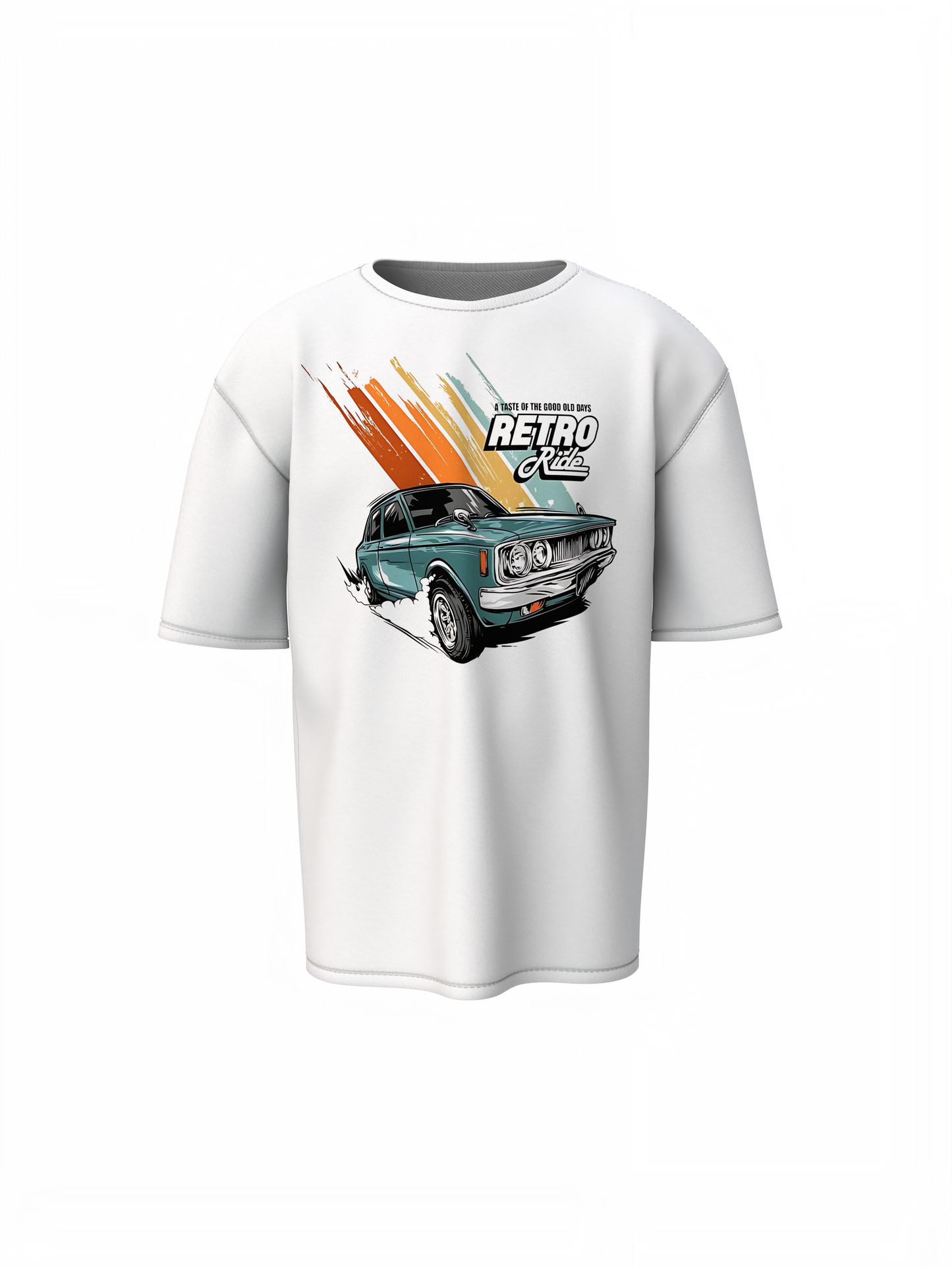 Retro Ride Oversized T-Shirt for Bold Streetwear Style