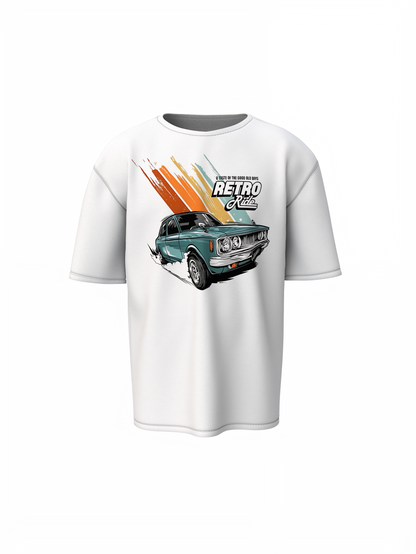 Retro Ride Oversized T-Shirt for Bold Streetwear Style