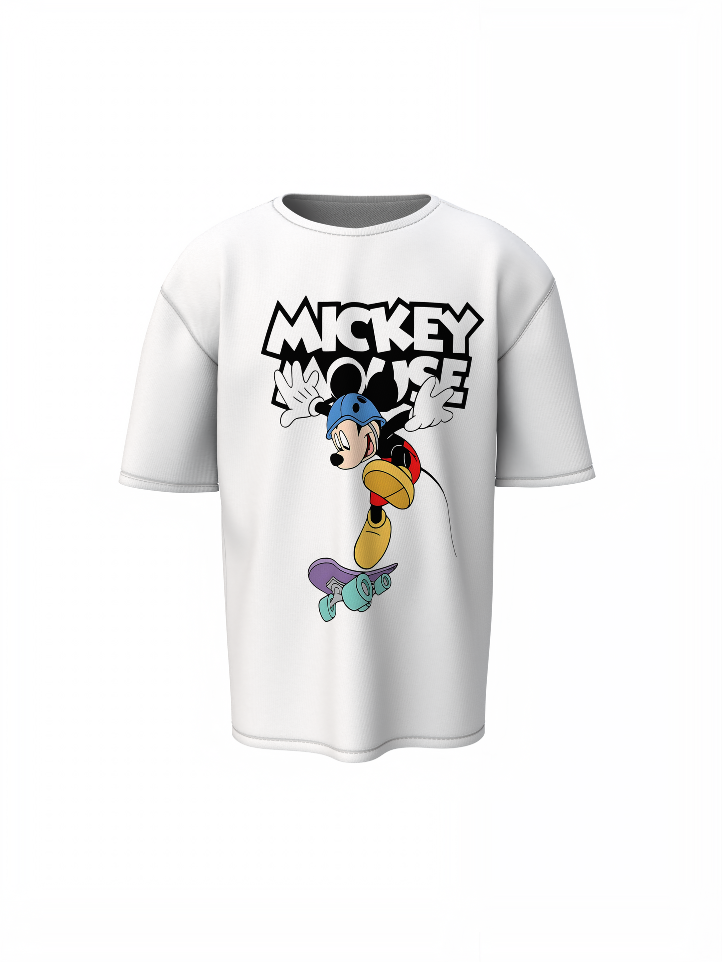 Micky Cartoon Oversized T-Shirts