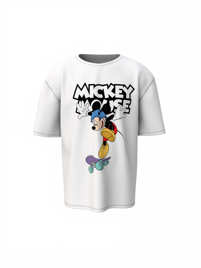 Micky Cartoon Oversized T-Shirts