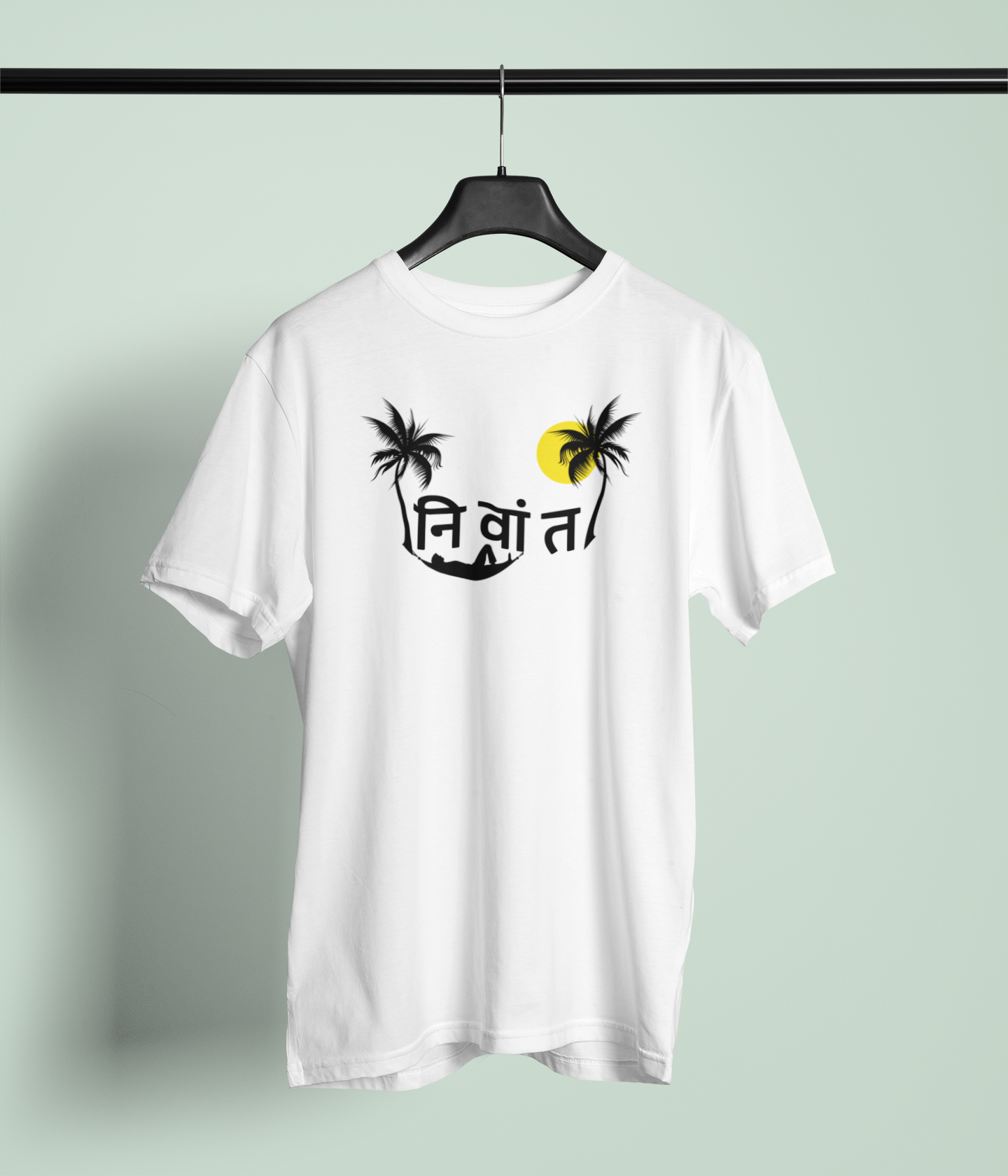 Nivant Round Neck Unisex T-Shirt Marathi Graphic Premium Style