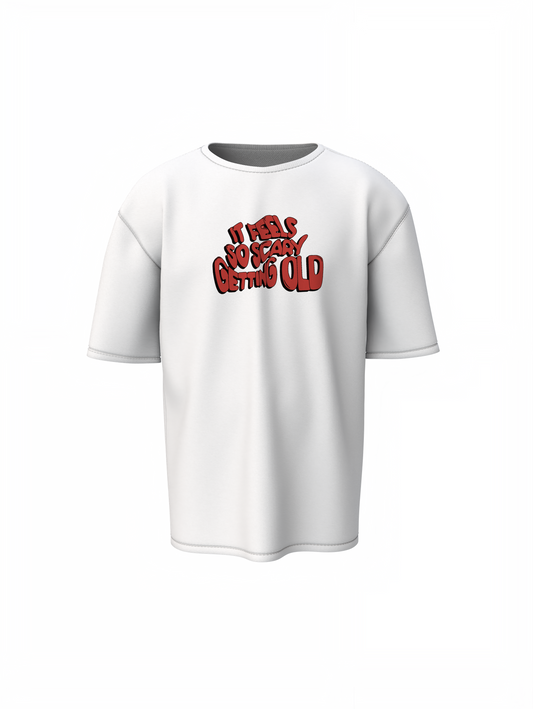 It Feels Scary Oversized T-Shirts