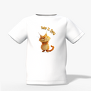 Take It Easy Graphic Kid’s White Printed T-Shirt