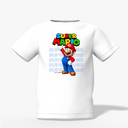 Super Mario Graphic Kid’s White Printed T-Shirt