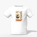 Let Me Chill Today Graphic Kid’s White Printed T-Shirt