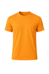 Yellow Bulk Unisex Round Neck Half Sleeve T-Shirt