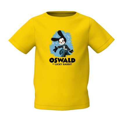 Oswald Graphic Kid’s Yellow Printed T-Shirt Stylish & Comfortable Fit
