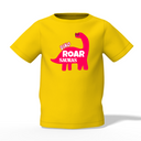 Dino Roar Graphic Kid’s Yellow Printed T-Shirt