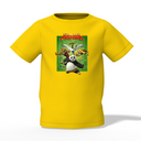 Kung Fu Panda Graphic Kid’s Yellow Printed T-Shirt
