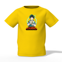 My Hero Graphic Kid’s Yellow Printed T-Shirt
