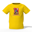 Mario Cartoon Graphic Kid’s Yellow Printed T-Shirt