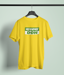 Barkya Don Yellow Round Neck Unisex T-shirt | Marathi Designs