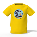 Bruh We Back Graphic Kid’s Yellow Printed T-Shirt