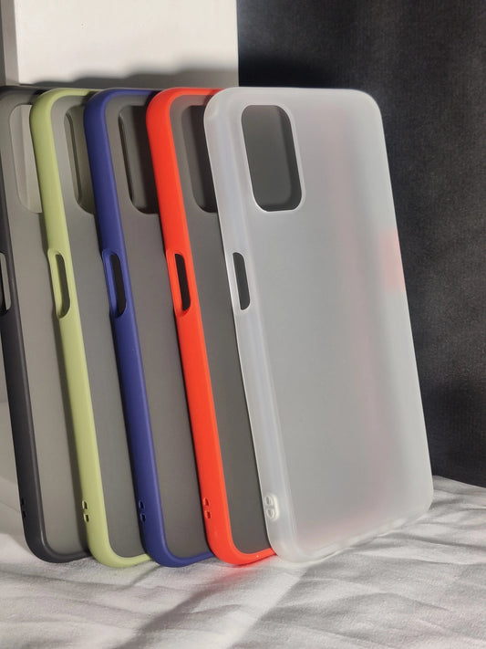 Smoke Silicone Oppo A52 Back Cover