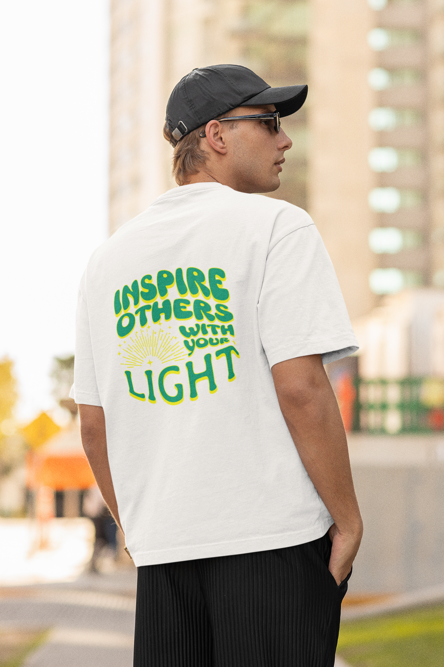Inspired Unisex White Oversized T-Shirt Streetwear Style
