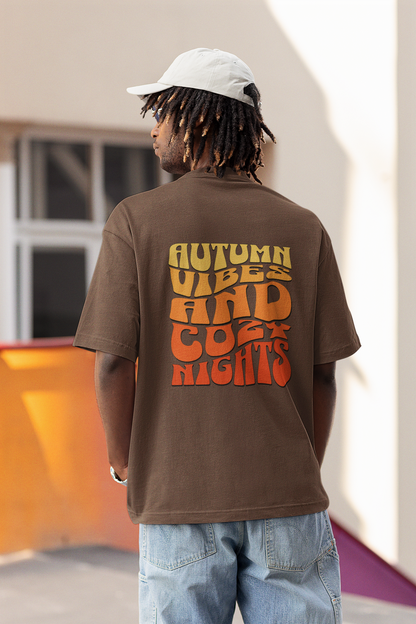Autumn Vibes Oversized T-Shirt Unisex Casual Style