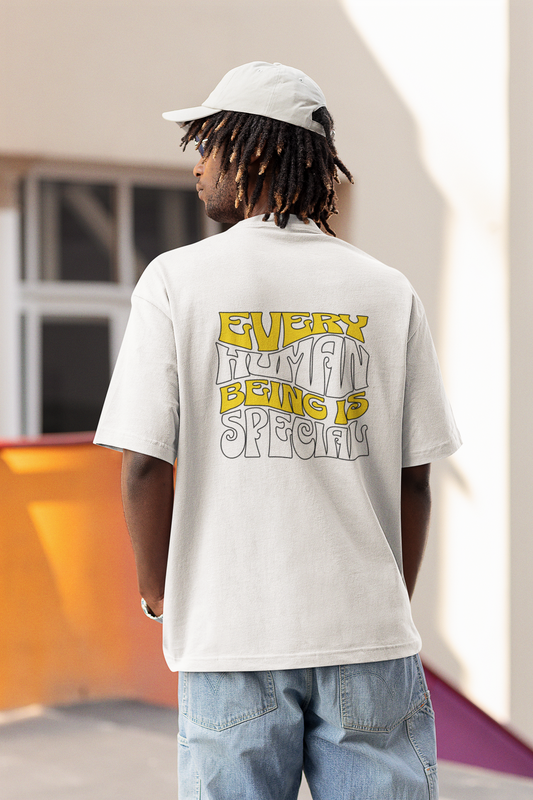 Human Being Unisex Oversized T-Shirt Stylish Wear