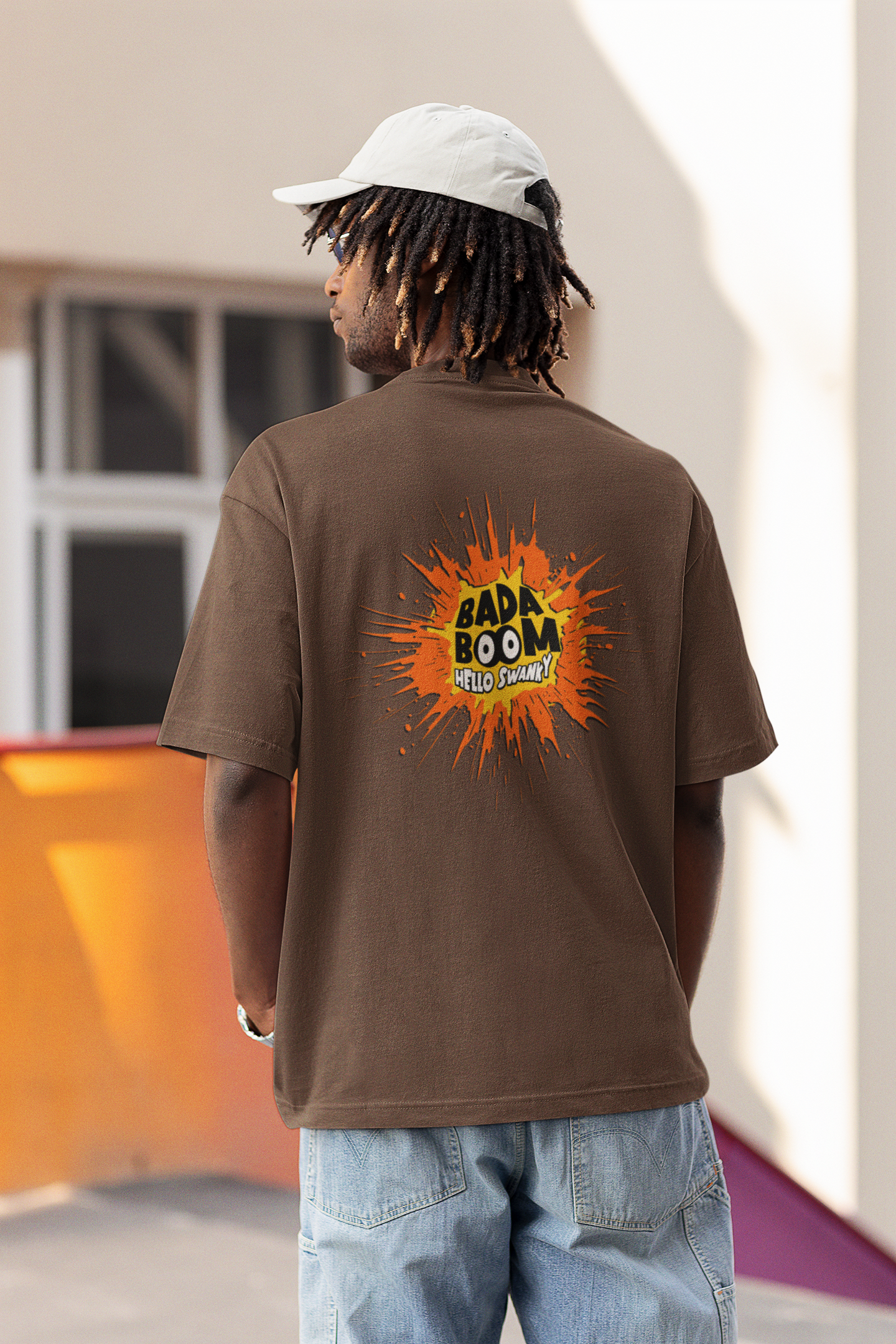 Bada boom oversized t-shirt - s