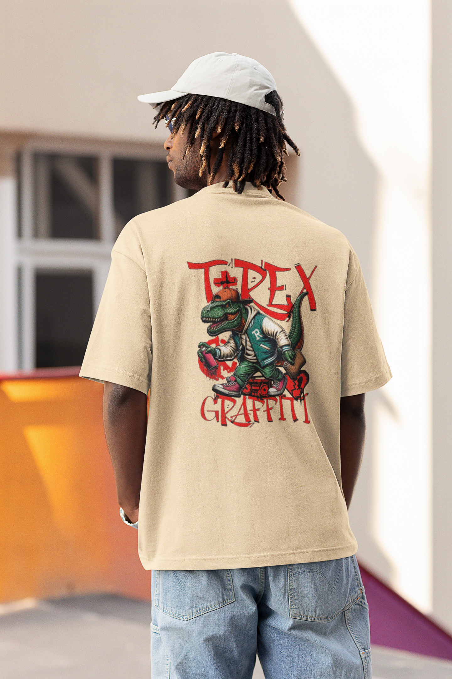 Tirex Unisex Oversized T-Shirt Streetwear Graphic Tee Style Wear