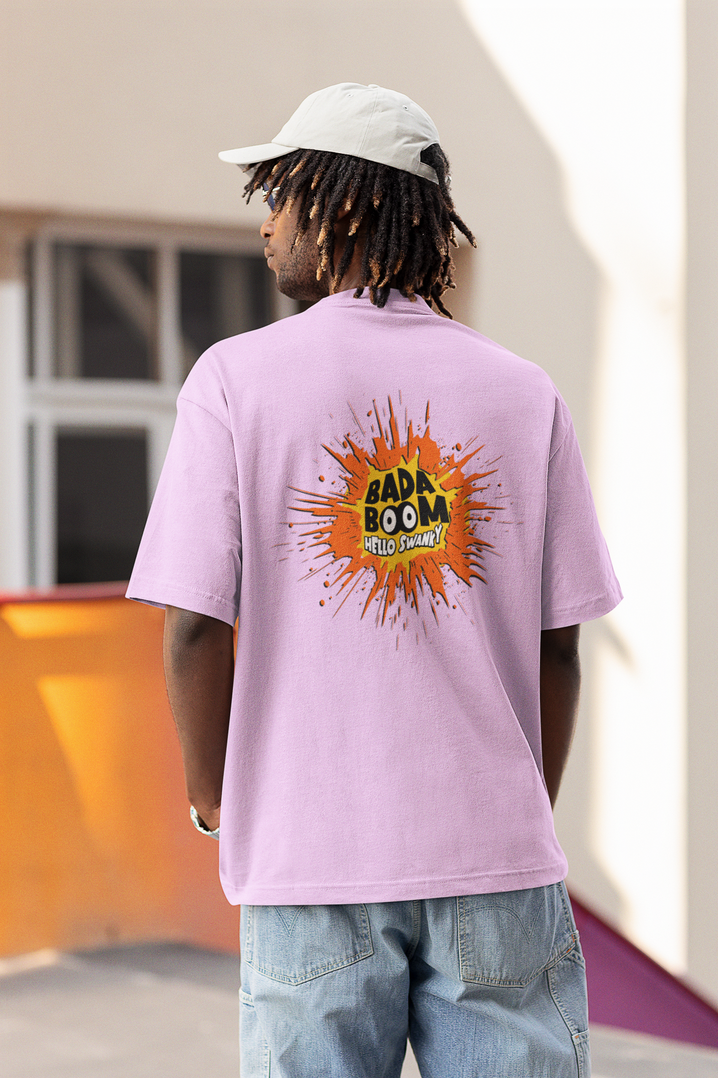 Bada boom oversized t-shirt - s