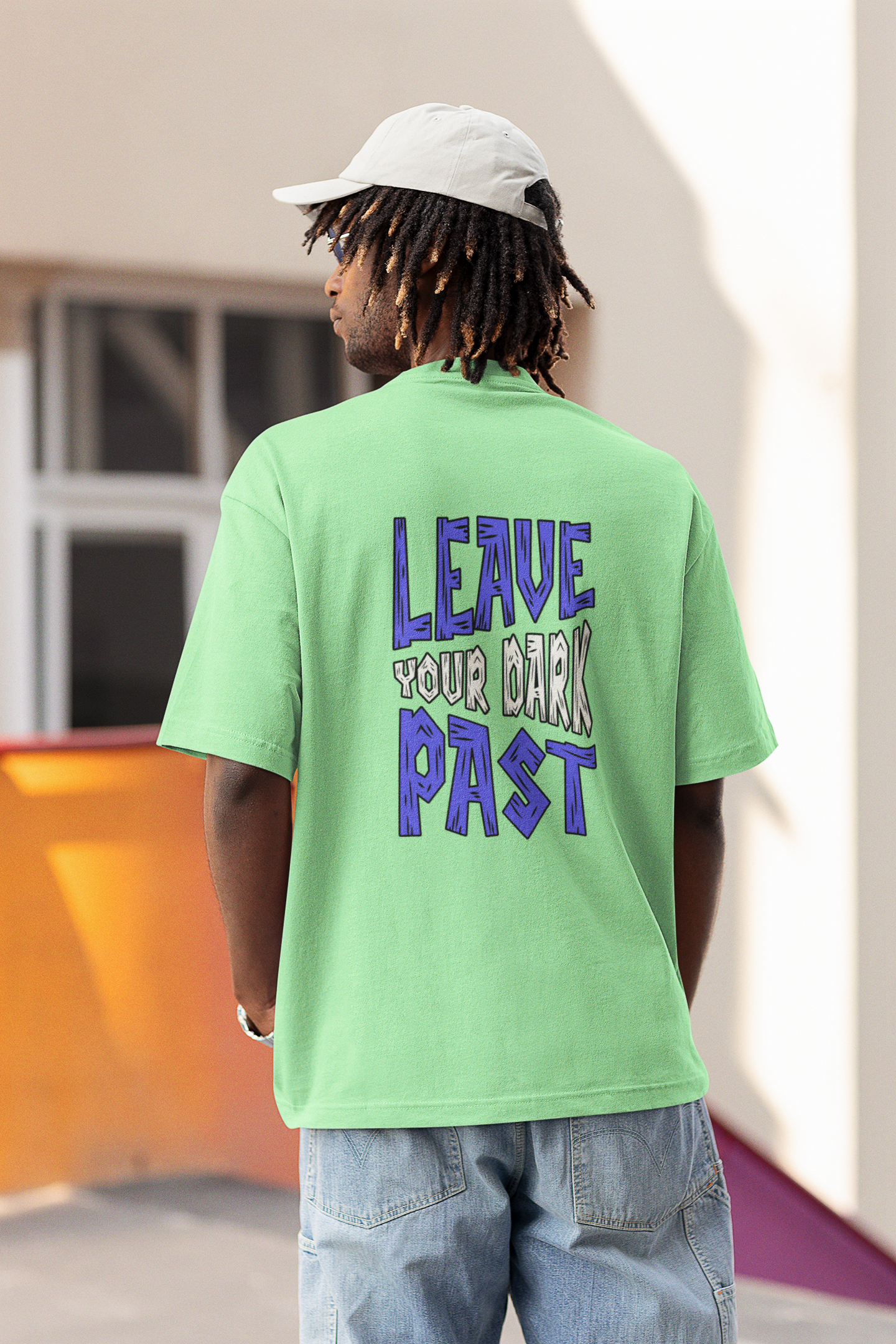 Dark Past Saga Green Oversized T-Shirt – Trendy Streetwear