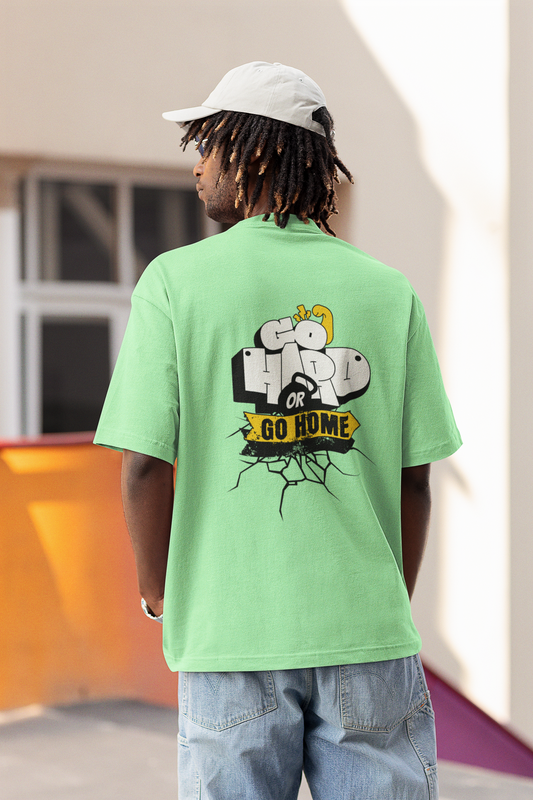 Cardio Graphic Oversized T-Shirt Unisex Streetwear Tee