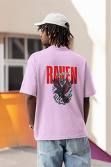 Angry raven oversized t-shirt - s