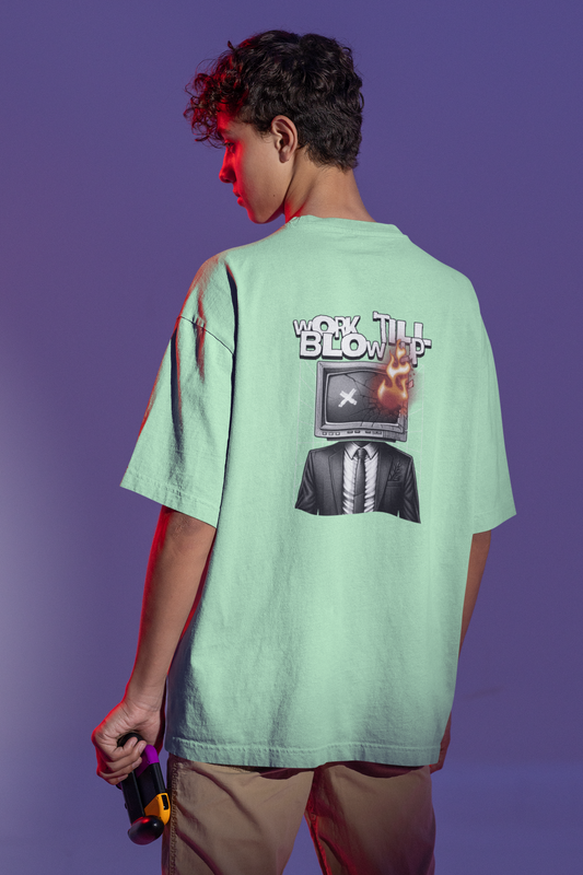 Old Era Unisex Saga Green Oversized T-Shirt