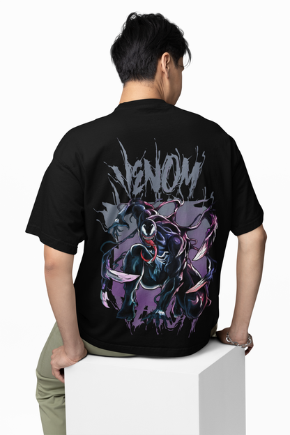 Venom Vortex Oversized T-Shirt for Bold Dark Streetwear Style