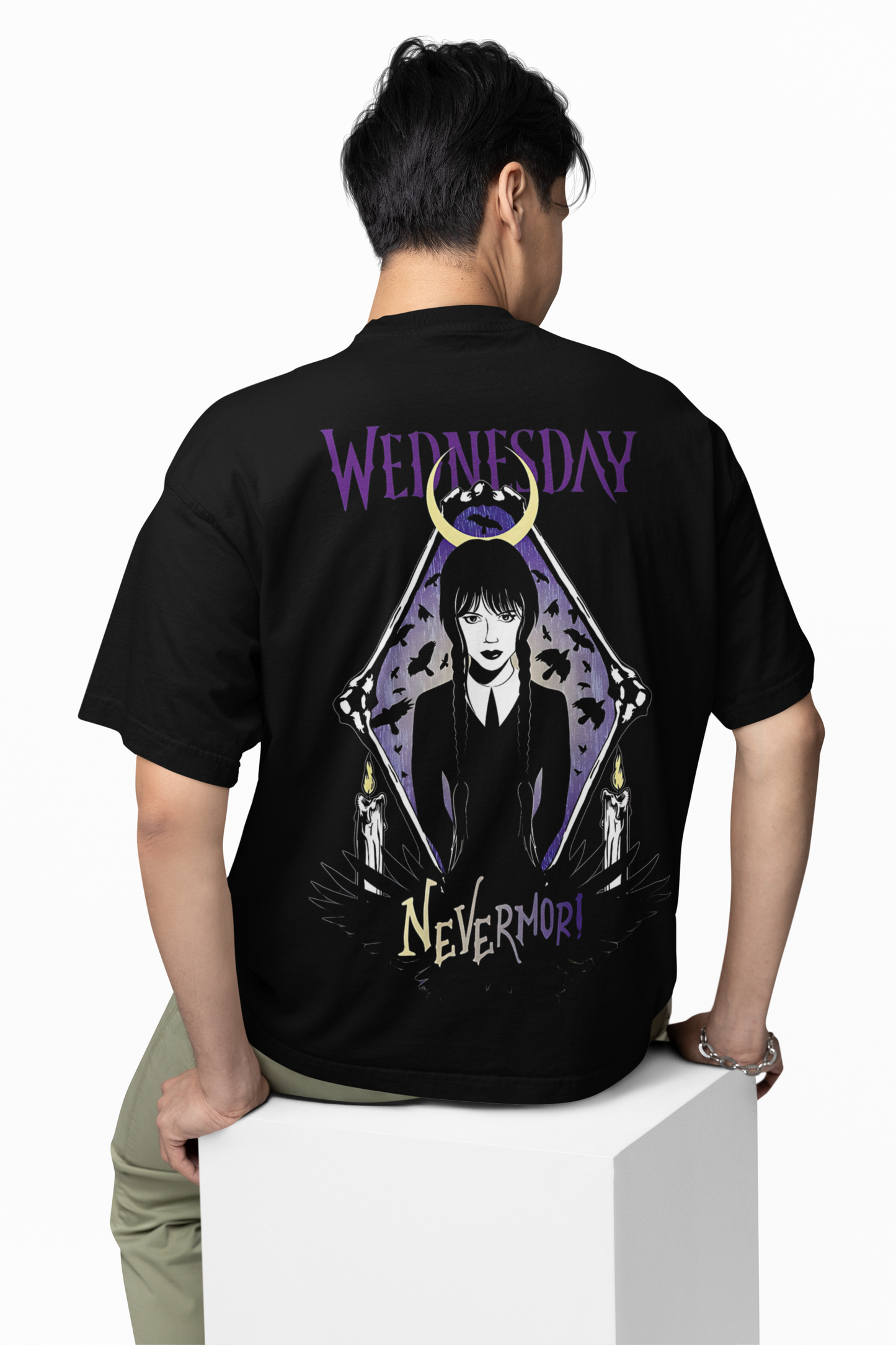 Nevermore Oversized T-Shirt Unisex Streetwear Tee Style