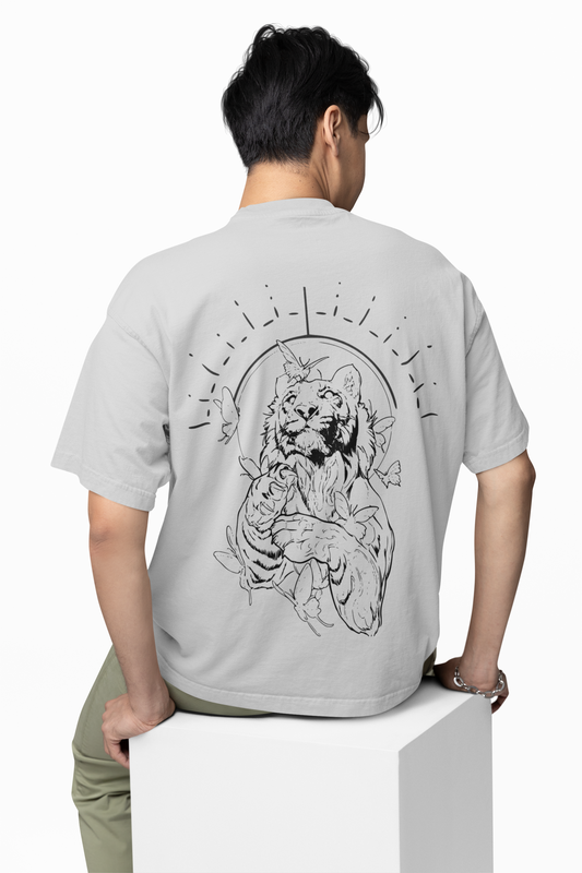 Lion Roaring Oversized T-Shirt