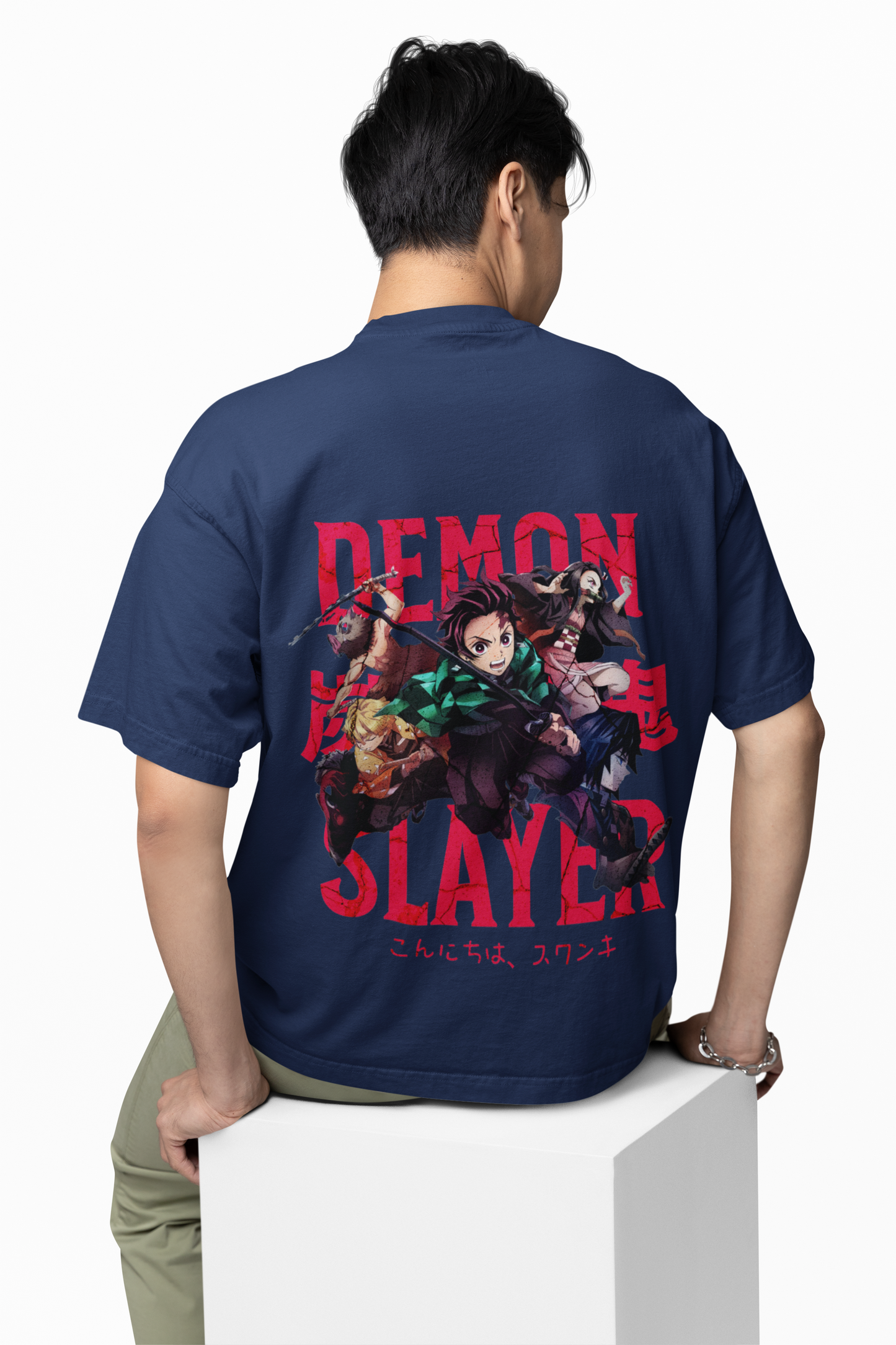 Hashira’s Wrath Oversized T-Shirt Unleash Demon Slayer Power