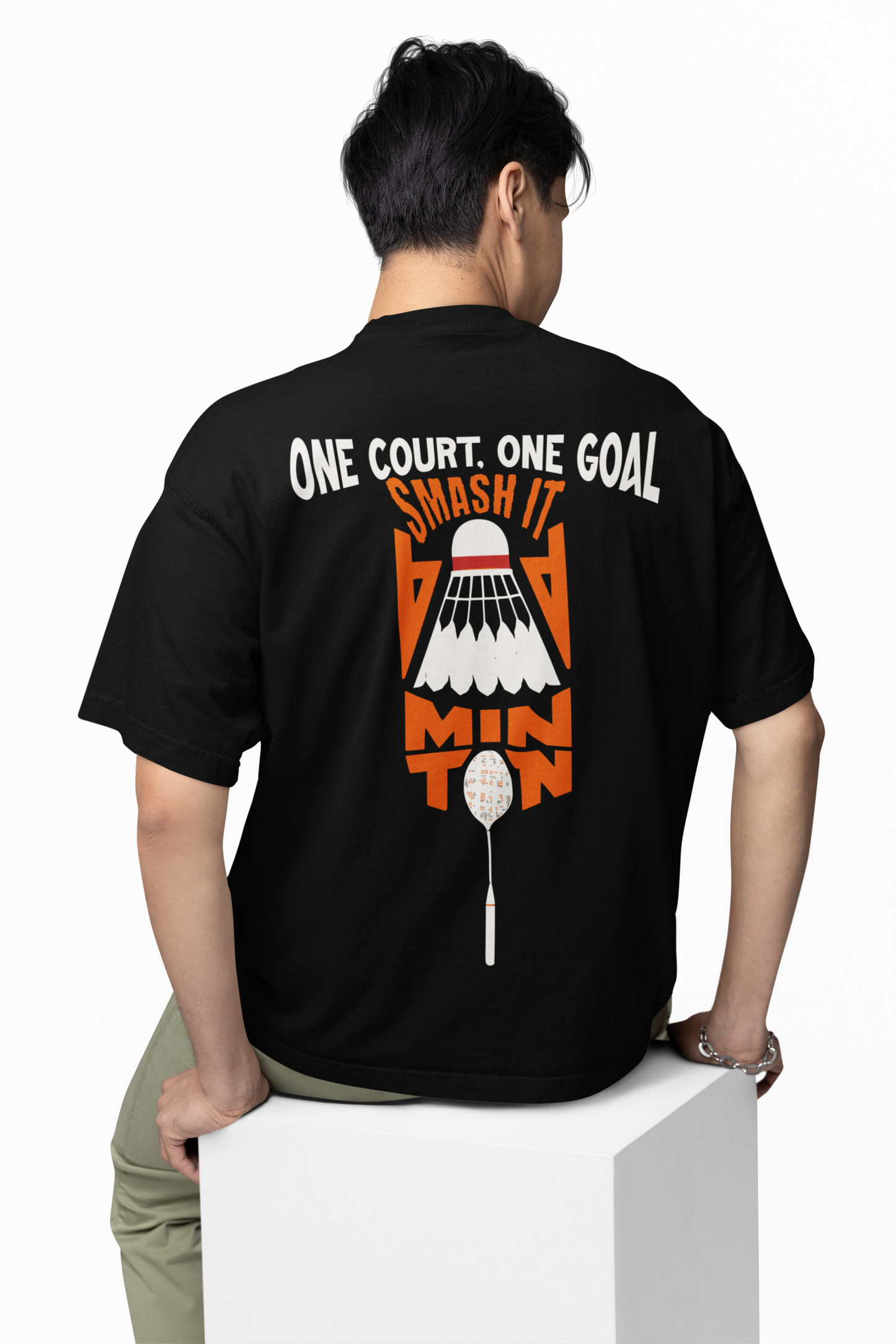 Badminton Smash It Oversized T-Shirt