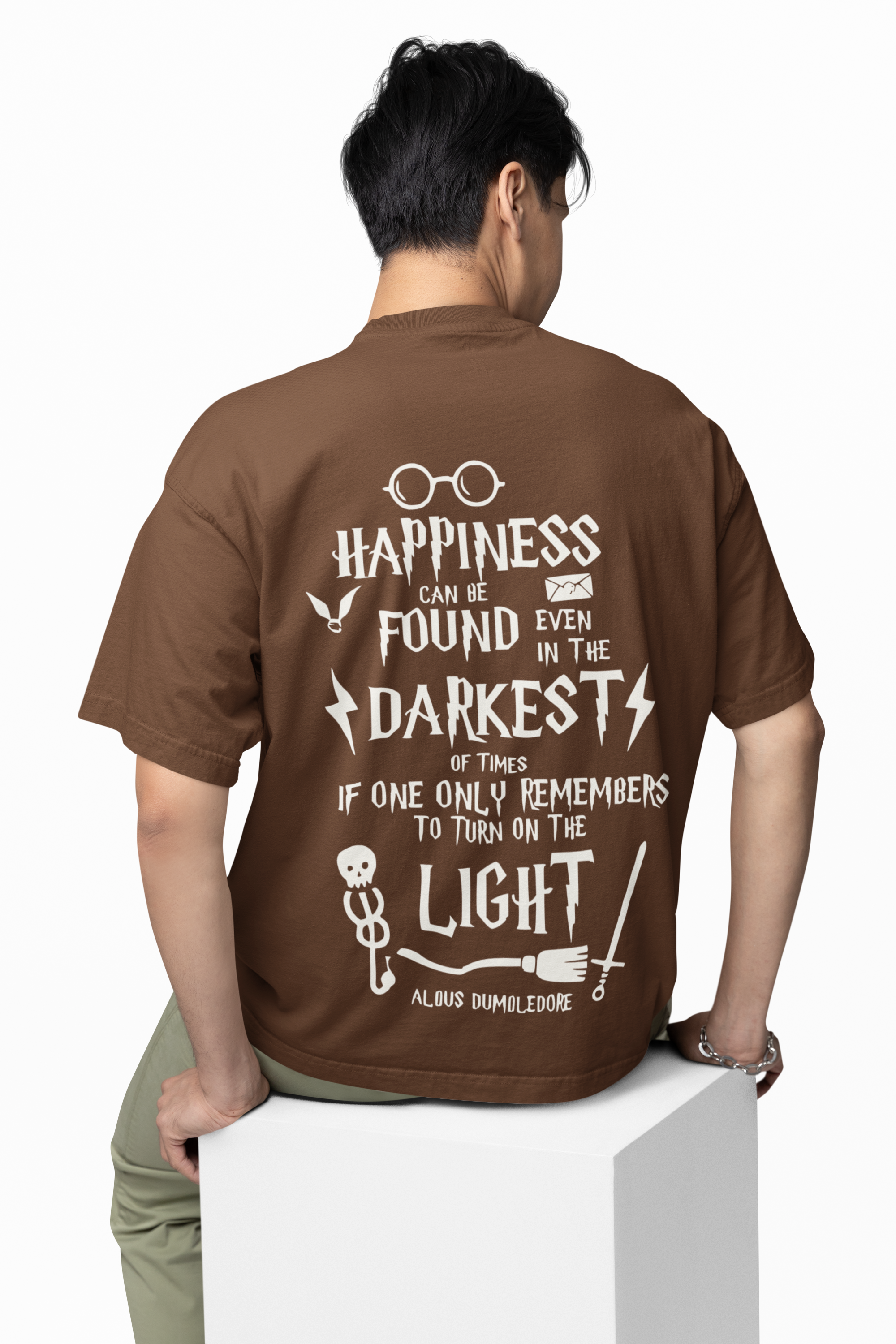 Happiness Always Oversized T-Shirt
