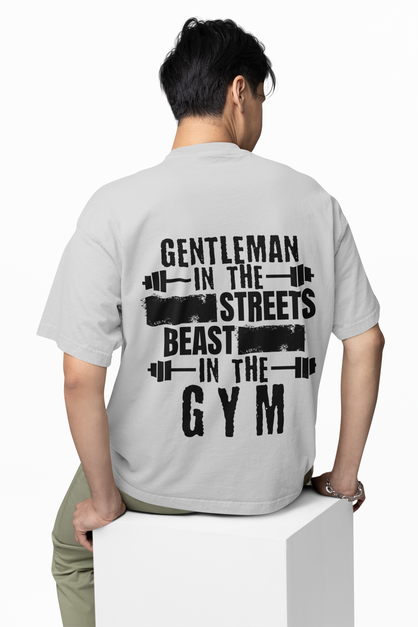 Just Left Gym T-Shirt – Oversized Style with Post-Workout