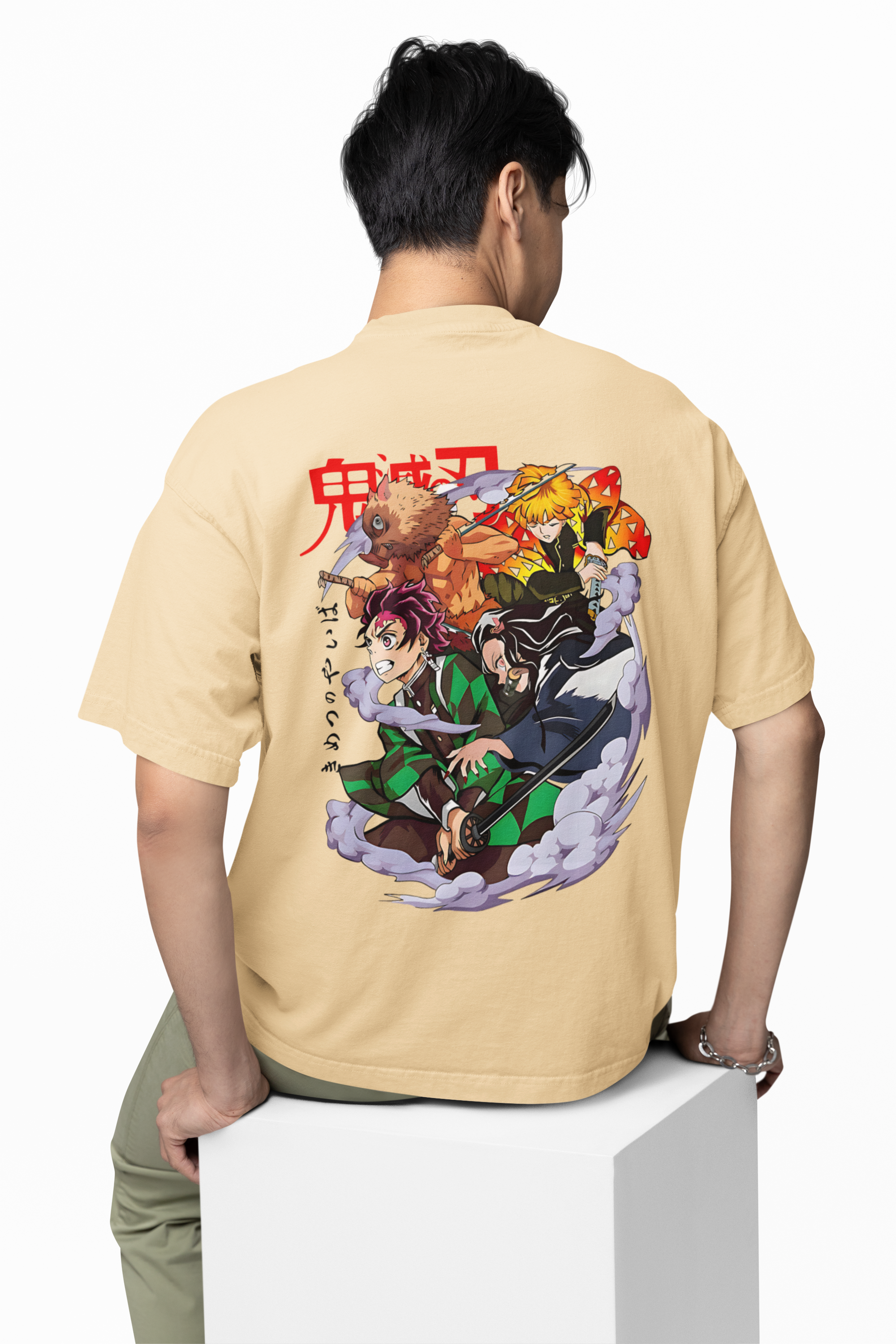 Tanjiro Zenitsu Inosuke Oversized T-Shirts
