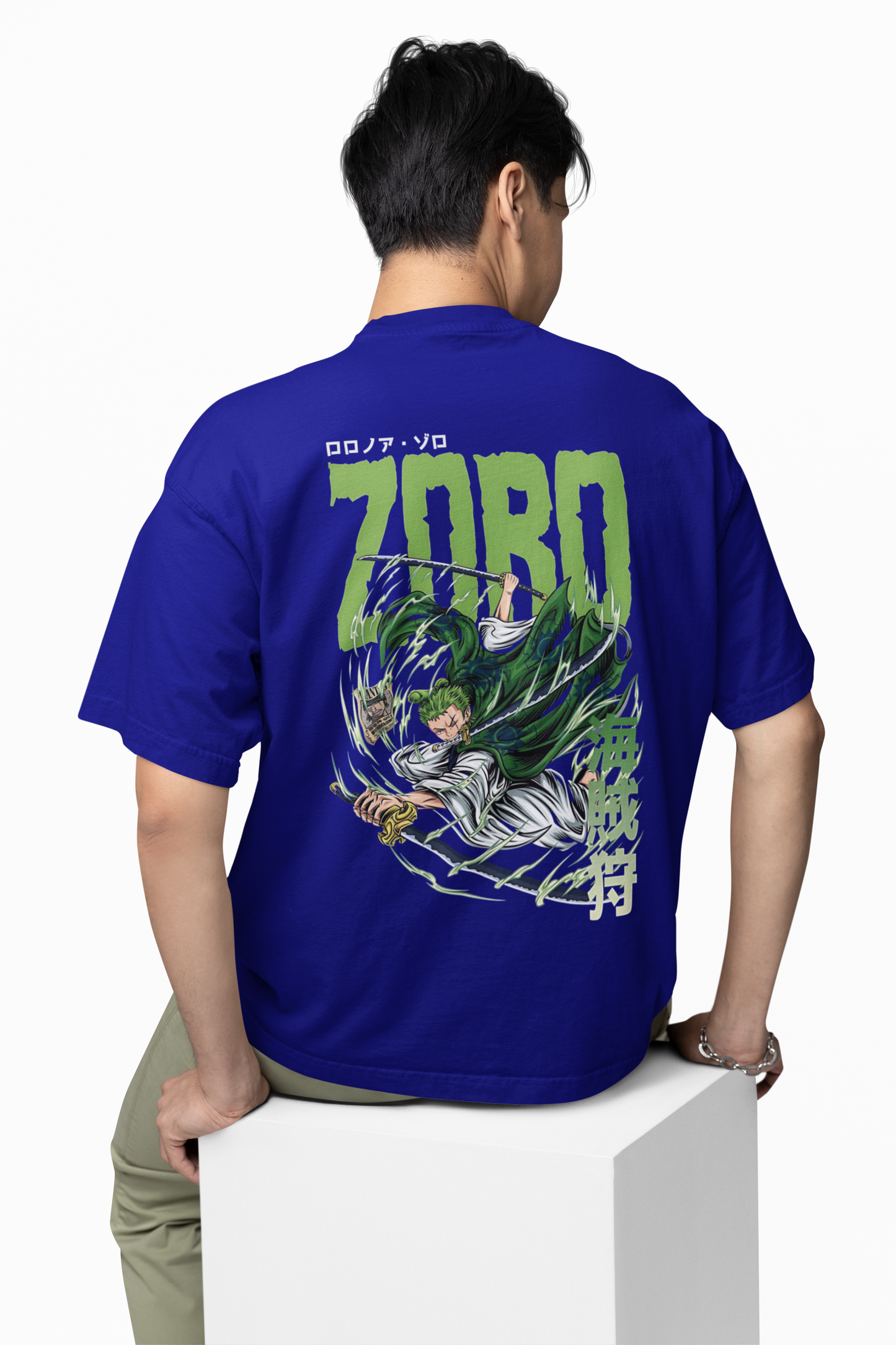 Zoro Anime Oversized T-Shirt