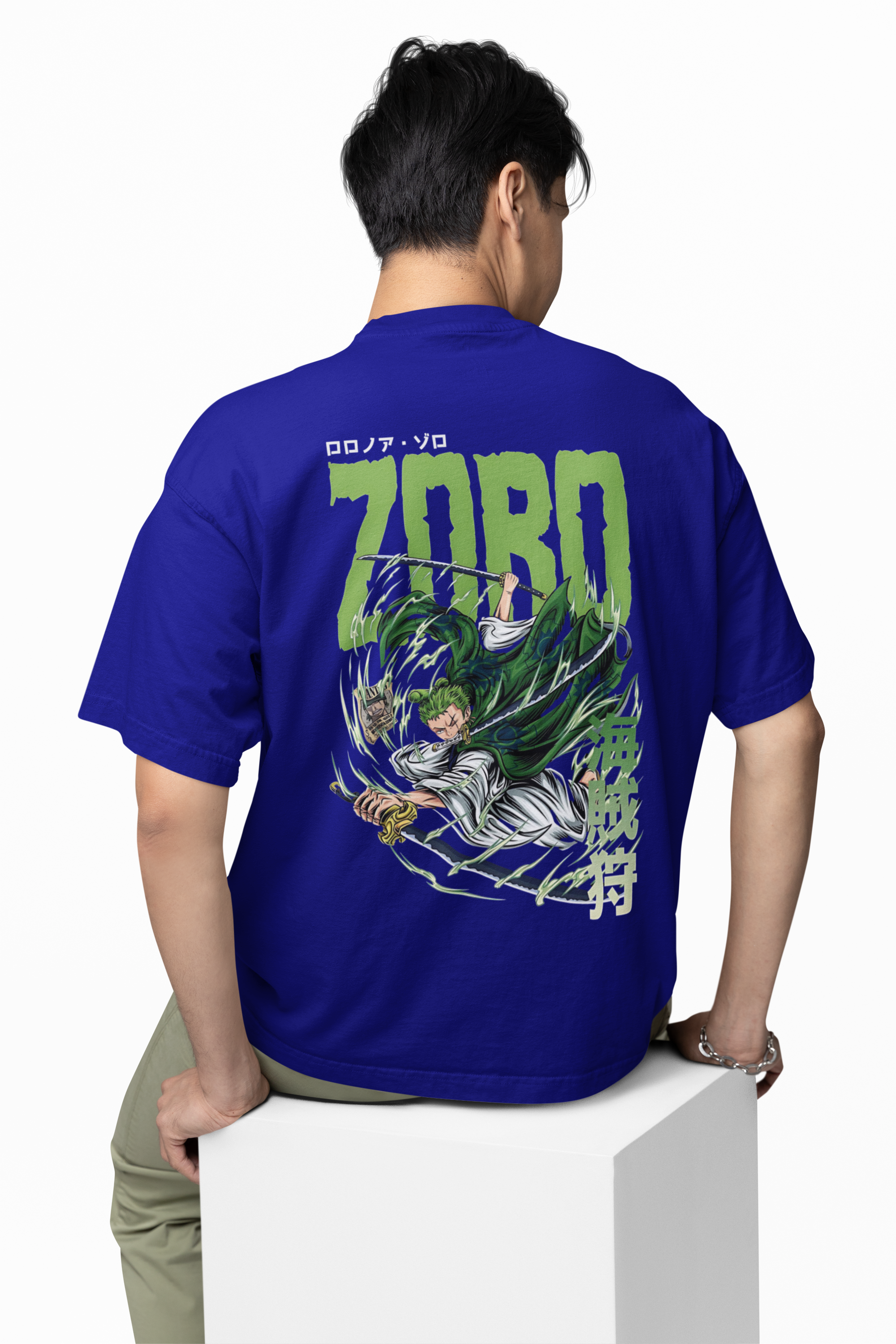 Zoro Anime Oversized T-Shirt