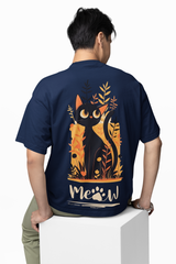 Black Cat Oversized T-Shirt