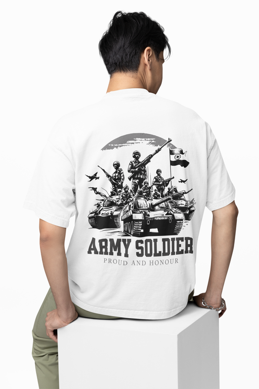 Army Solder Oversized T-Shirt