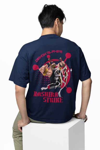 Hashira Strike Oversized T-Shirt Demon Slayer-Inspired Power Look
