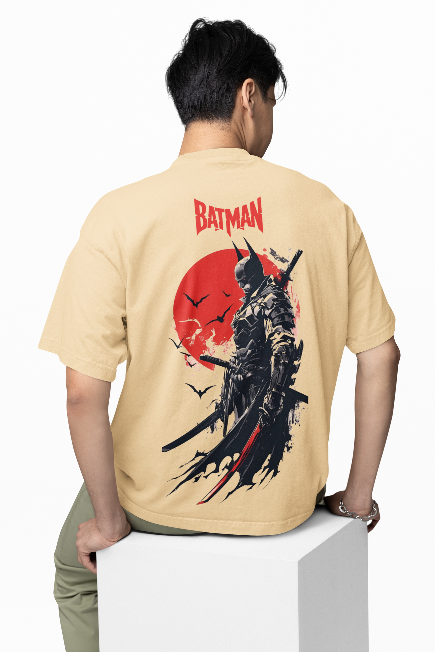 Moon Bat Oversized T-Shirt – Bold & Comfortable Streetwear