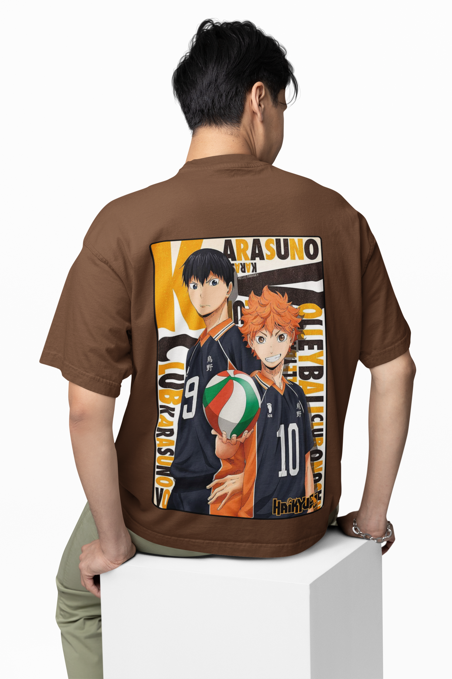 Haikyu Oversized T-Shirt Bold Anime-Inspired Streetwear