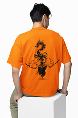Samurai Dragon Spirit Oversized T-Shirt