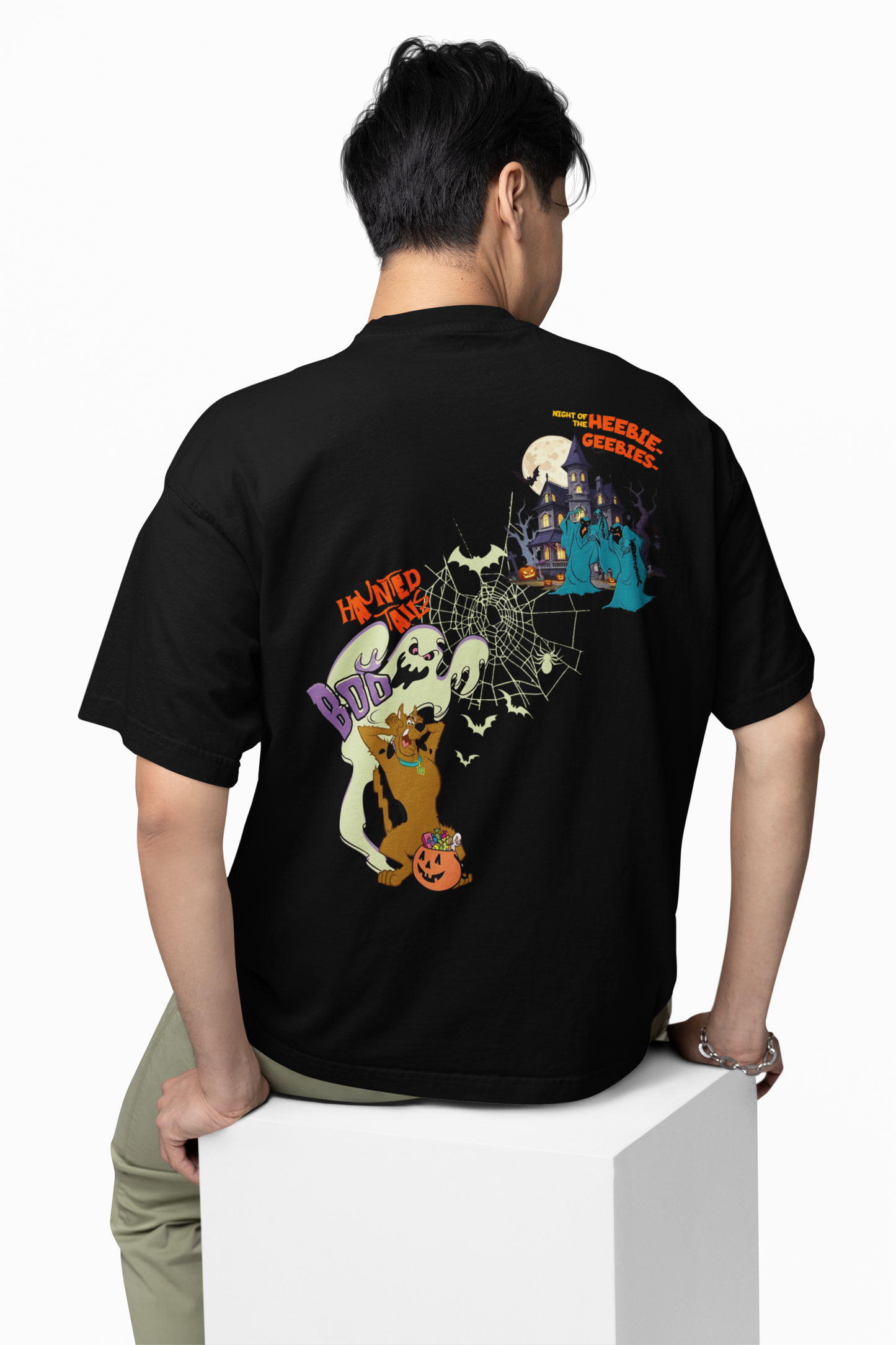 Scooby Doo Cartoon Oversized T-Shirt Fun Vintage Print Style