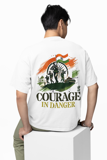 Courage in Danger Oversized T-Shirt