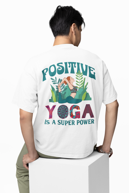 Positive Yoga Oversized T-Shirt for Relaxed Casual Style