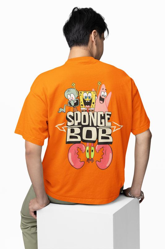 SpongeBob Cartoon Oversized T-Shirt